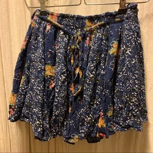 Free People Floral Skirt